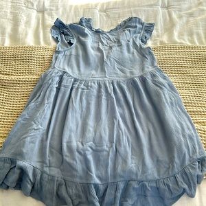 Slate blue, mini baby doll dress, urban outfitters